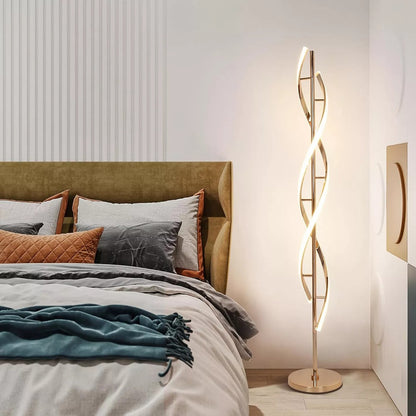 Metal Linear Shape Floor Lamp DNA Style