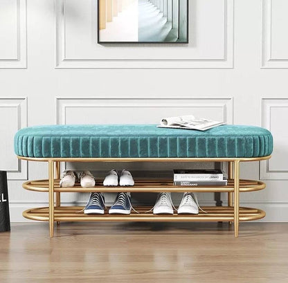 Bench Footstool with shoes Rack