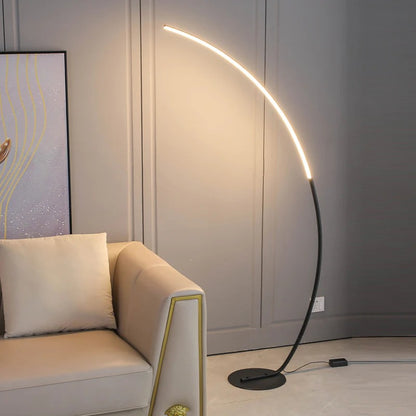 Arched LED floor lamp