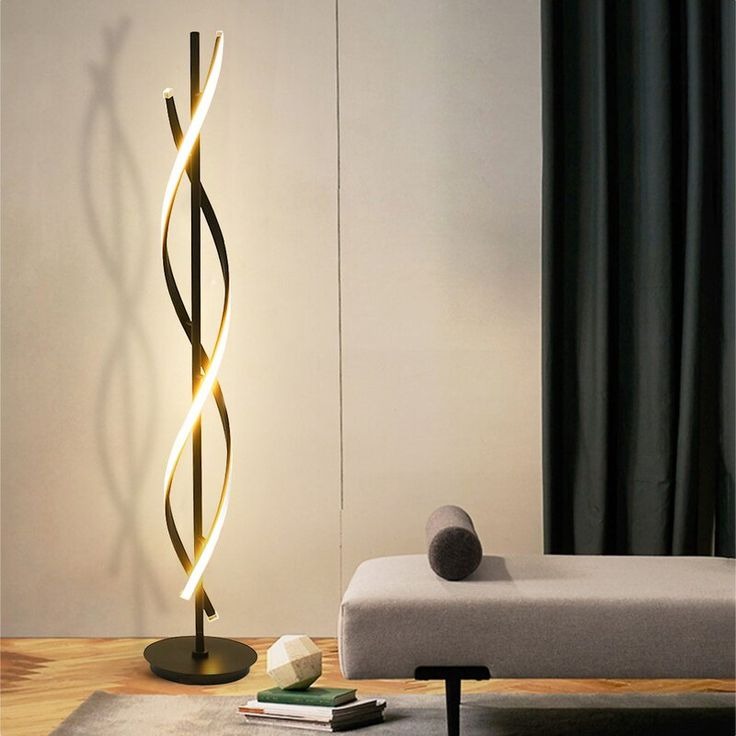 Metal Linear Shape Floor Lamp DNA Style