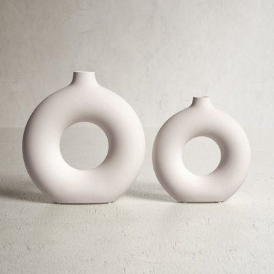 Nordic Vase Set Circular Hollow