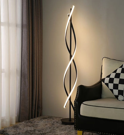 Metal Linear Shape Floor Lamp DNA Style