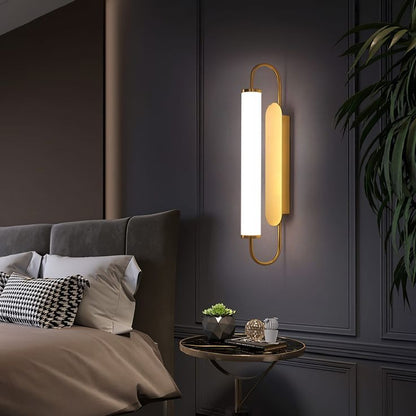 Acrylic Cylinder Strip LED Sconce Wall Lamp