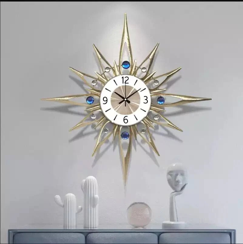 Creative Iron Metal Clock