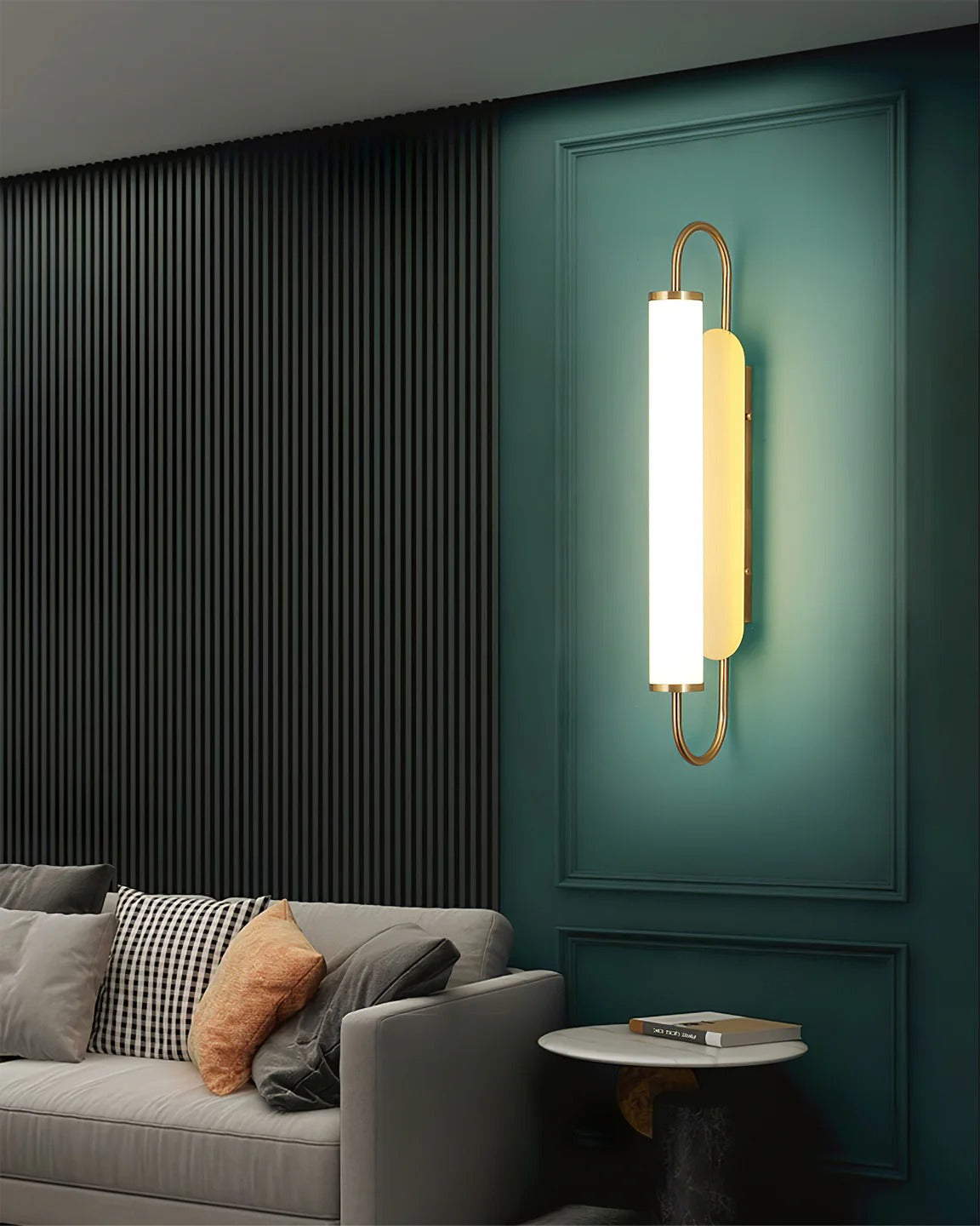 Acrylic Cylinder Strip LED Sconce Wall Lamp