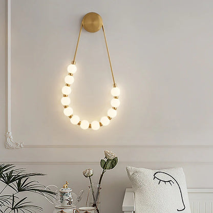 Modern Design necklace LED wall lamp