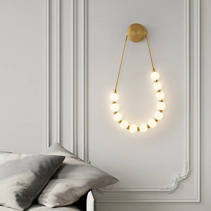 Modern Design necklace LED wall lamp