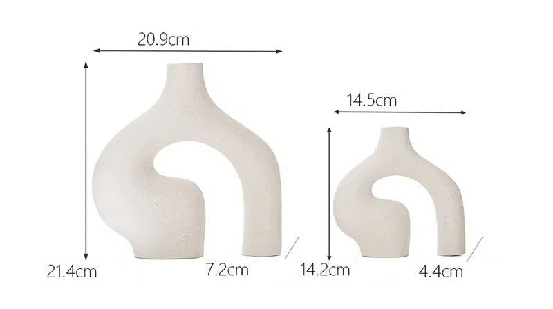 Aroma Bloom Ceramic Vase Set