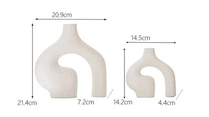 Aroma Bloom Ceramic Vase Set