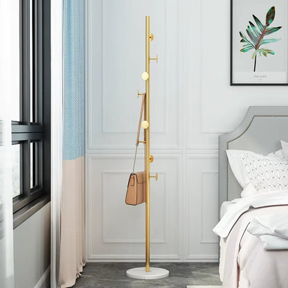 Modern Clothes Hanger With White Marble Base