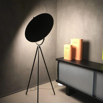 Round Adjustable LED Tripod Floor Lamp