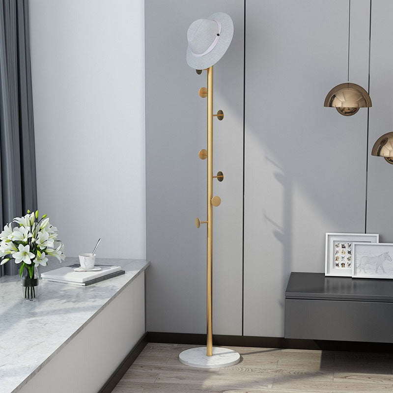 Modern Clothes Hanger With White Marble Base