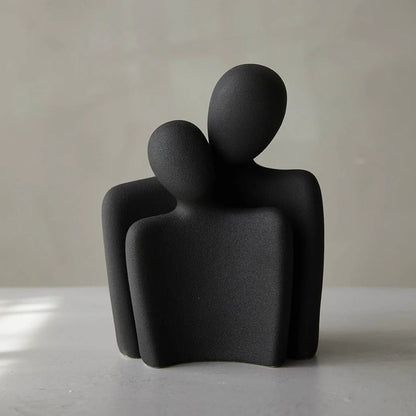 Lovers Couple Ceramic Sculpture