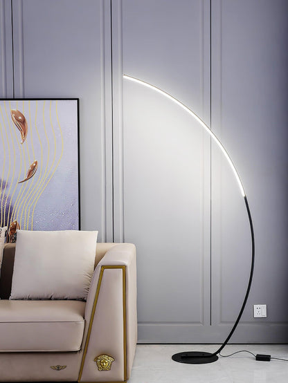 Arched LED floor lamp