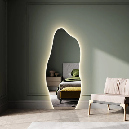 Vira Mirror frameless  Irregular shape Led Backlit