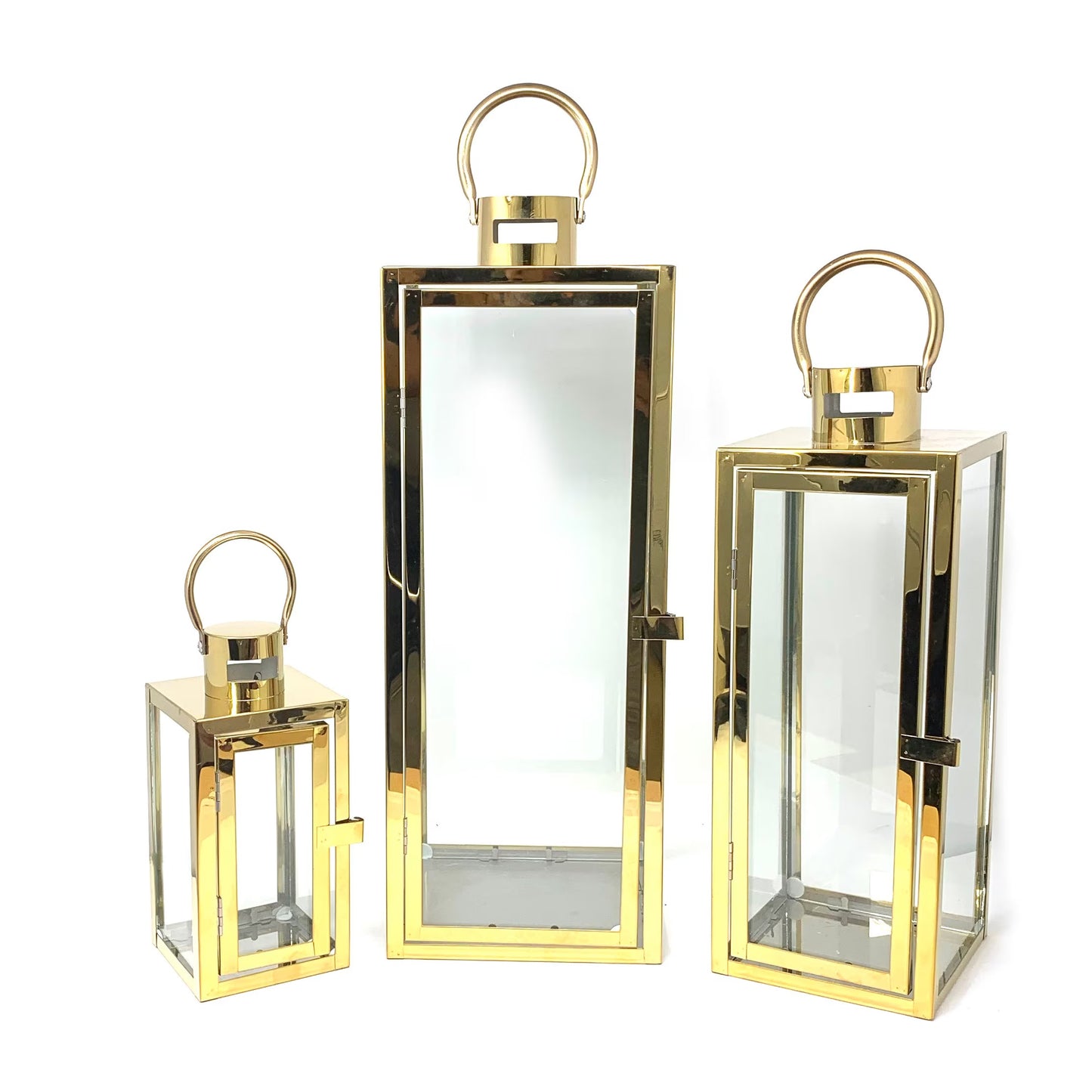 Elegance  Metal Lantern set