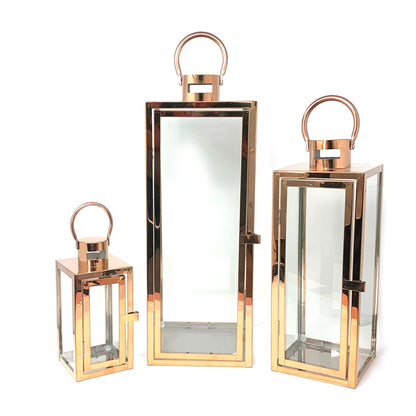 Elegance  Metal Lantern set