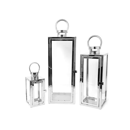 Elegance  Metal Lantern set