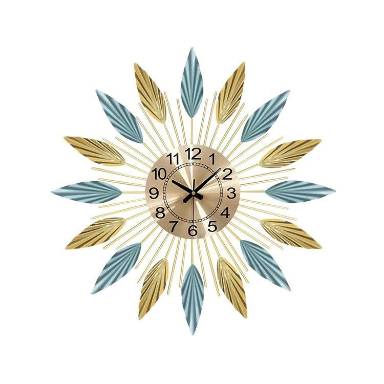 Luxury Style Metal Art Wall Clock