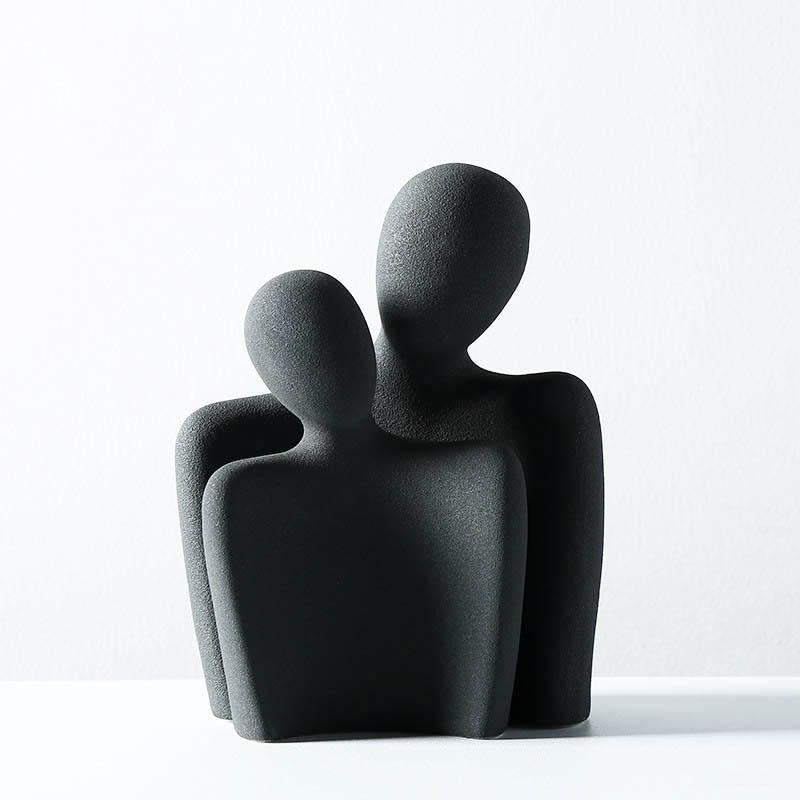 Lovers Couple Ceramic Sculpture